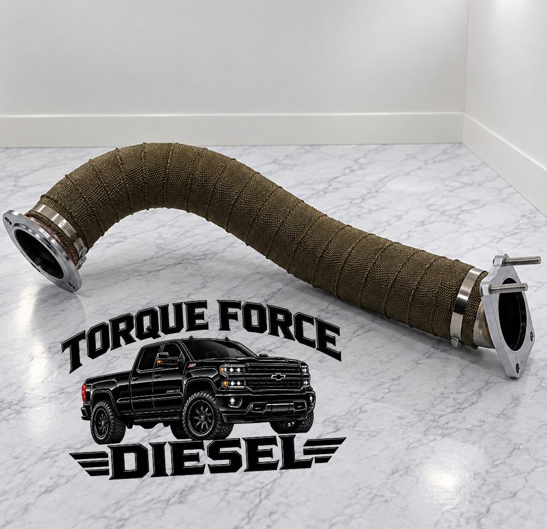 3.5" Stainless Steel Turbo Pipe For 2017-2026 GM 2500 3500 6.6L L5P Duramax