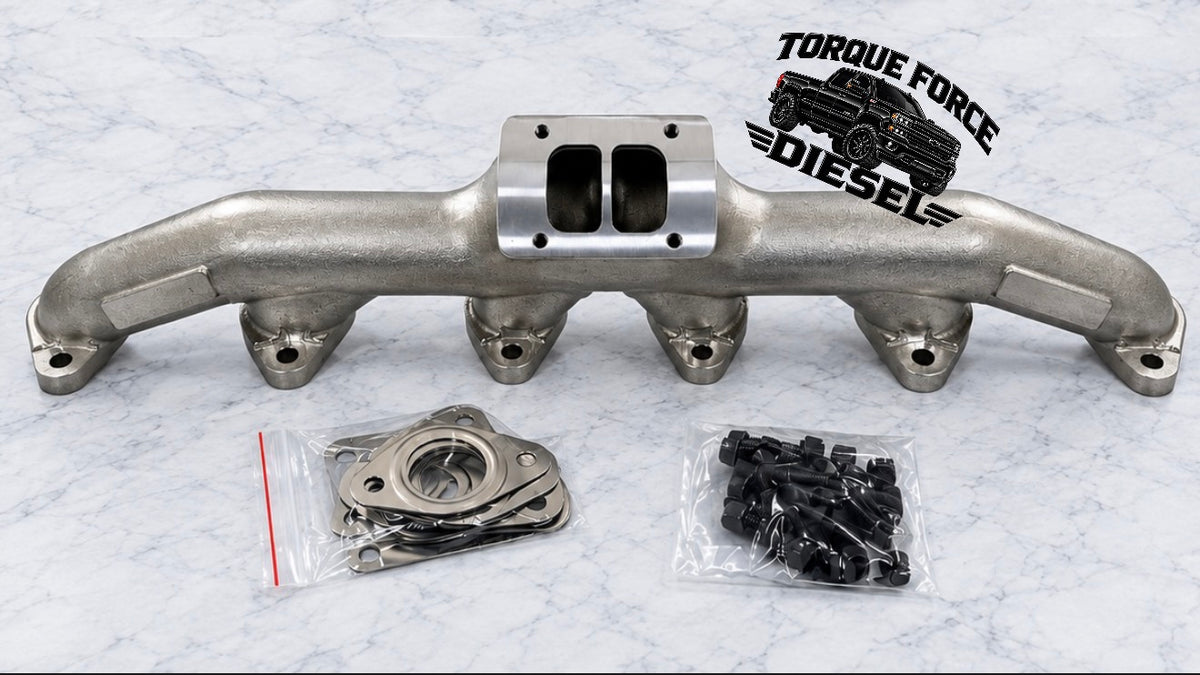 T4 Mount Stainless 2nd Gen Swap Manifold 98-19 6.7 5.9 Dodge RAM Cummins Diesel